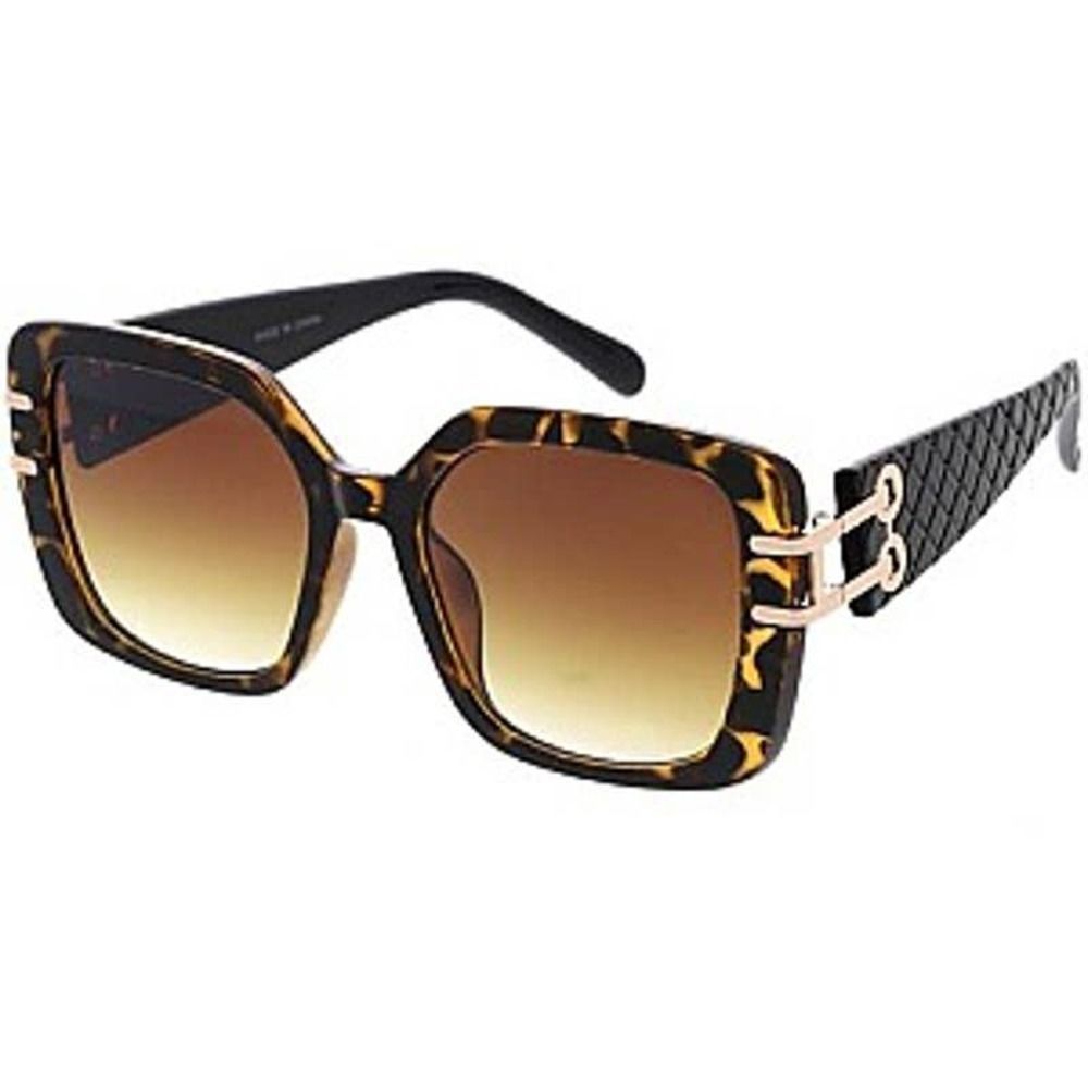 TEXTURED TEMPLES LINKED UV 400 Protection HIGH FASHION SUNGLASSES